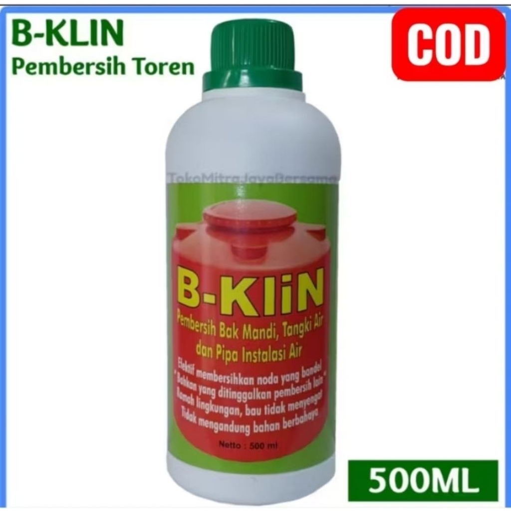 B-Klin Cairan Pembersih Toren 500ml - Aman, Efektif, Tidak Berbau