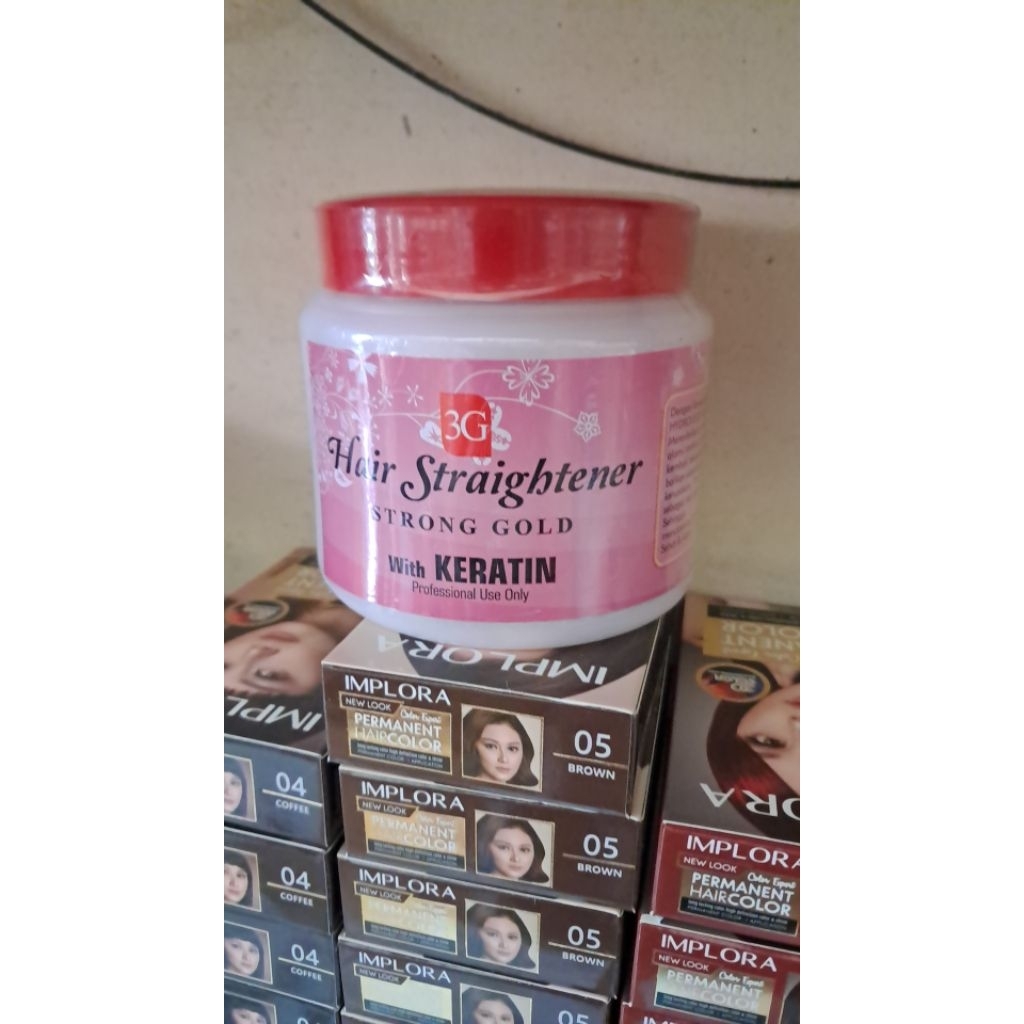 3G Keratin Rebonding Smoothing Step1 500ML / 3G Hair Straight White Keratin