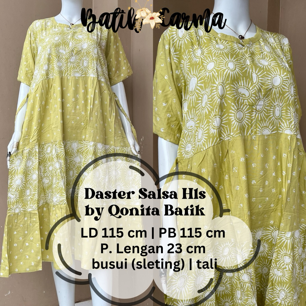 Daster Busui Salsa Hls by Qonita Batik Pekalongan