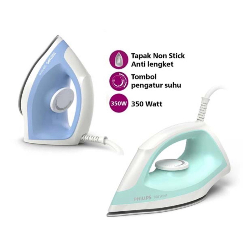Setrika kering Philips DST0510 (Seri 500) ptjj
