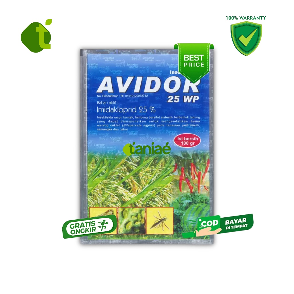 INSEKTISIDA - AVIDOR - Imidakloprid 25 WP