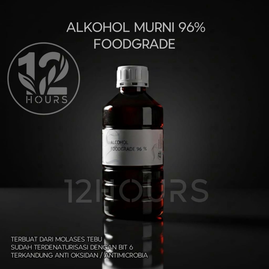 Pelarut parfum/ Etanol/Alkohol Foodgrade 96% murni non methanol 1000ml