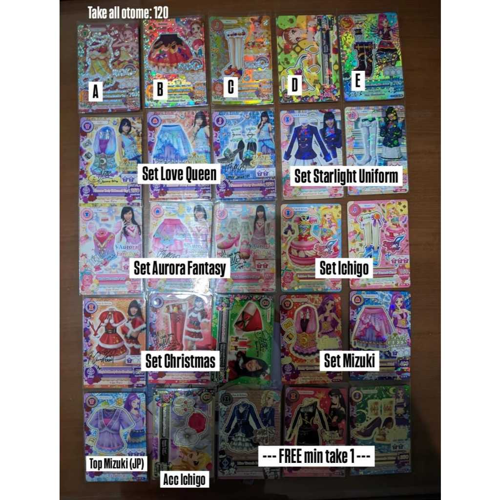 Kartu Aikatsu Premium JKT48 JP Ichigo Mizuki Otome