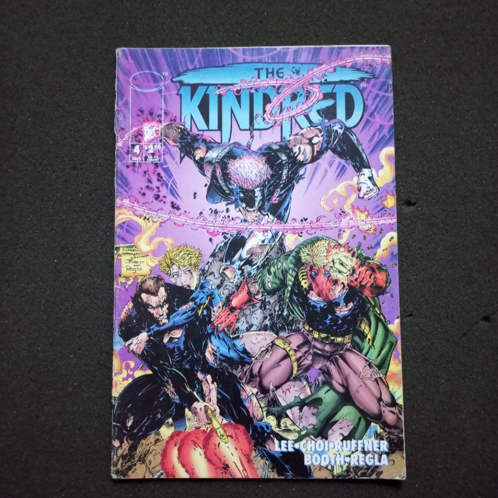 Komik Superhero Fantasi – The Kindred #4 / Juli 1996 / Image Comics / Lee, Choi, Ruffner, Booth, Reg