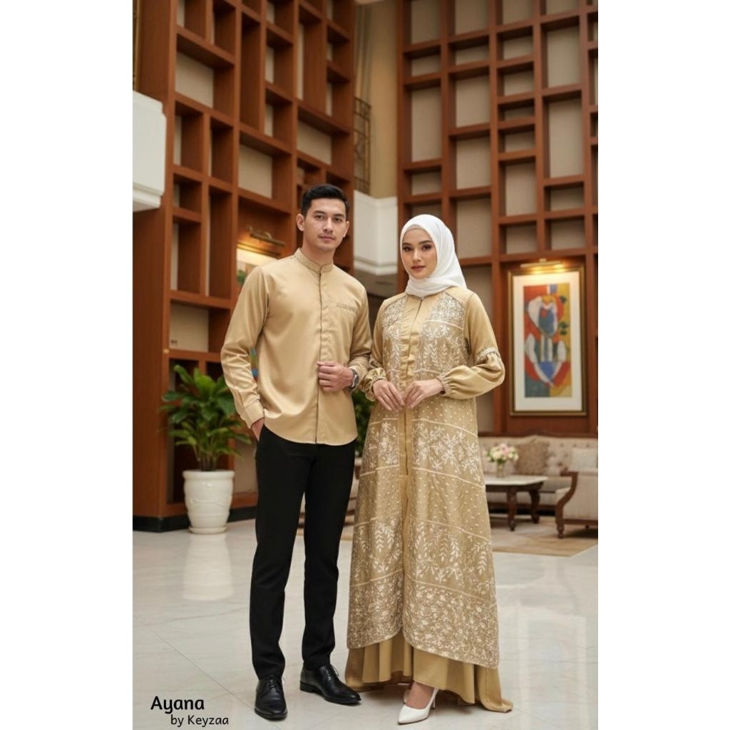 Ayana Couple Gamis Dan Koko By Keyzaa