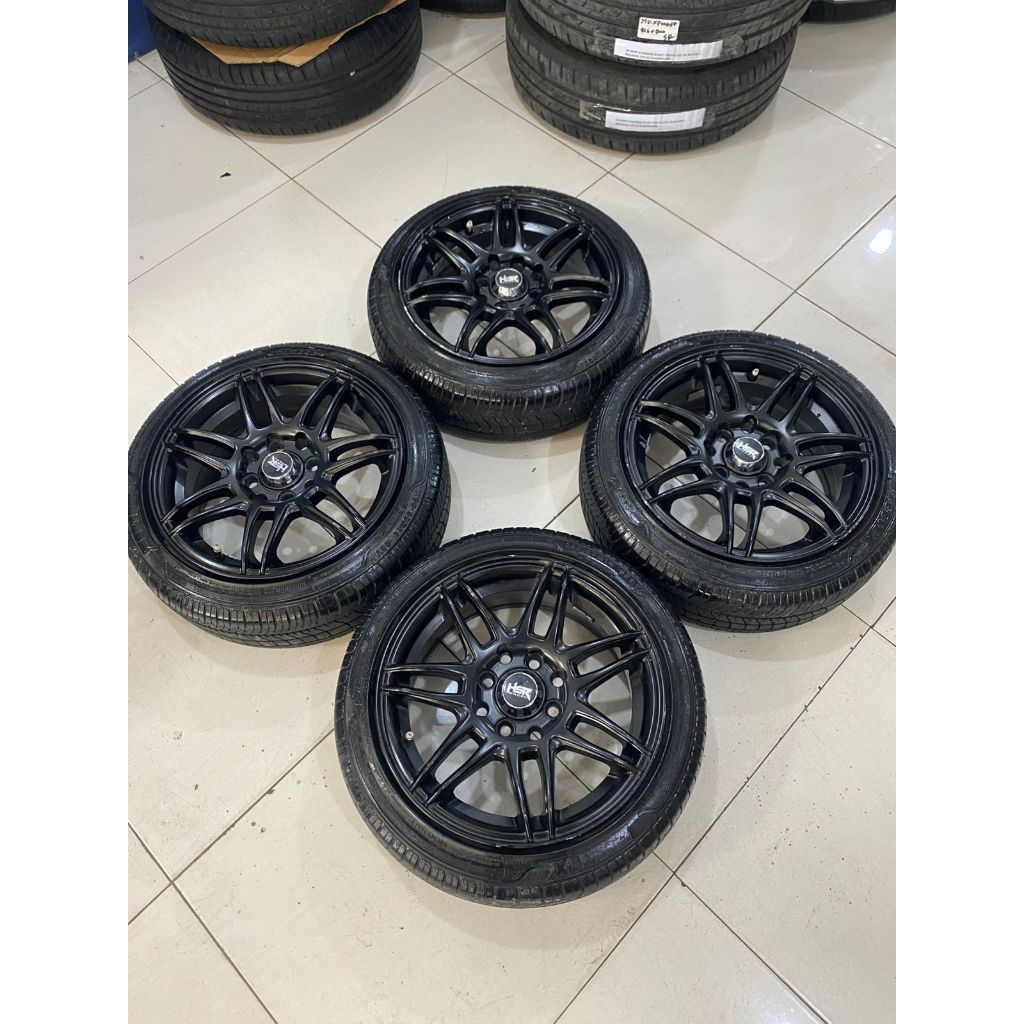 VELG MOBIL SEKEN HSR BENJOT RING 14 HOL 4X100/114,3 UNTUK WULING AIR EV KARIMUN AGYA AYLA SIRION DLL