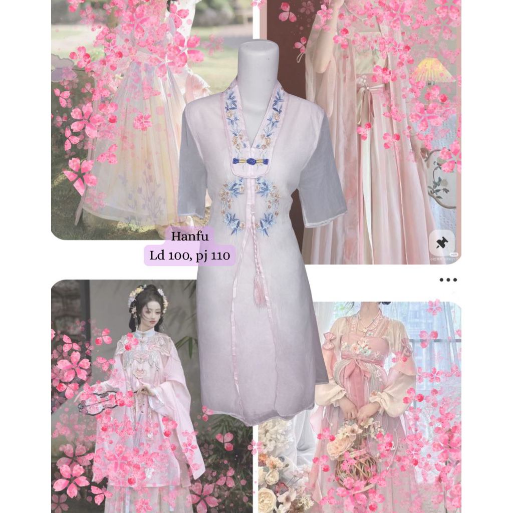 hanfu / cheongsam / hanfu dress / kostum drachin / drama china / kaisar