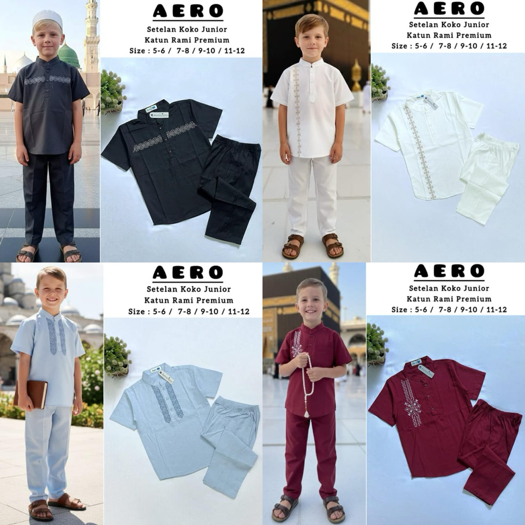 Setelan Koko anak AERO baju koko anak AERO
