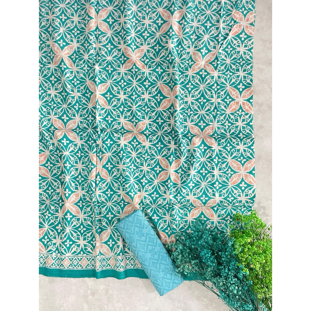 kain batik doby cap pastel cabut warna