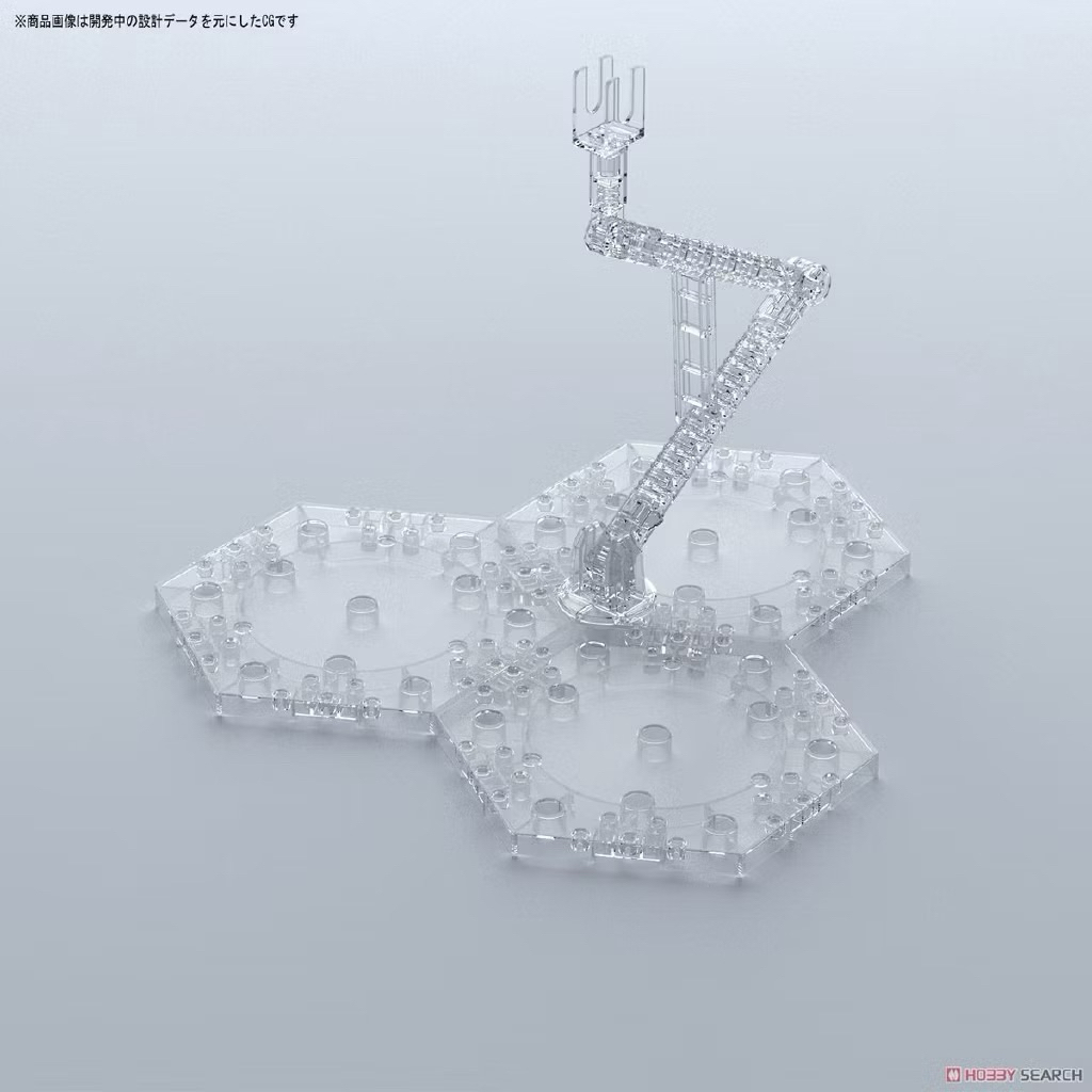 Bandai HGUC Gundam Psycho MK II Part Action Base 4 Clear