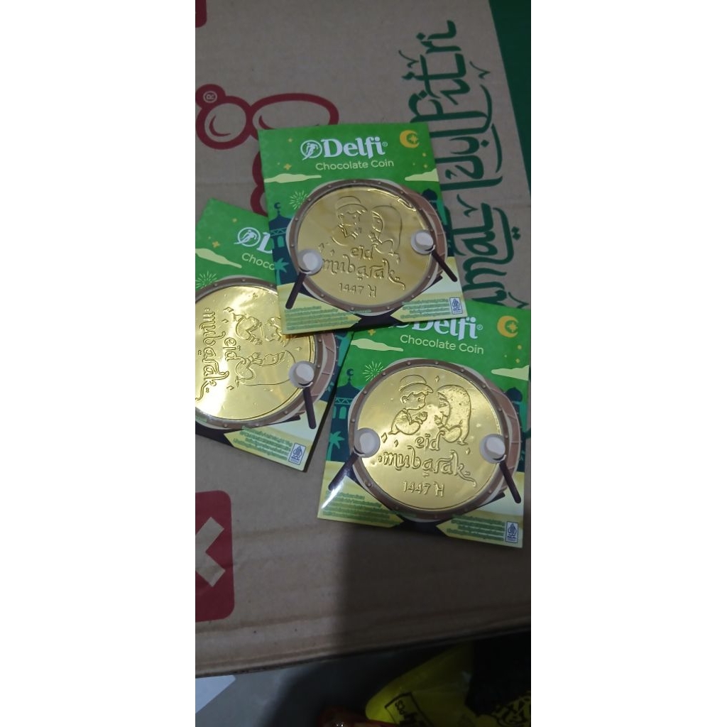 coklat koin delfi idul fitri