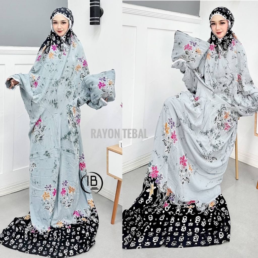 mukena lajuran mukena dewasa mukena batik rayon samitex adem nyaman