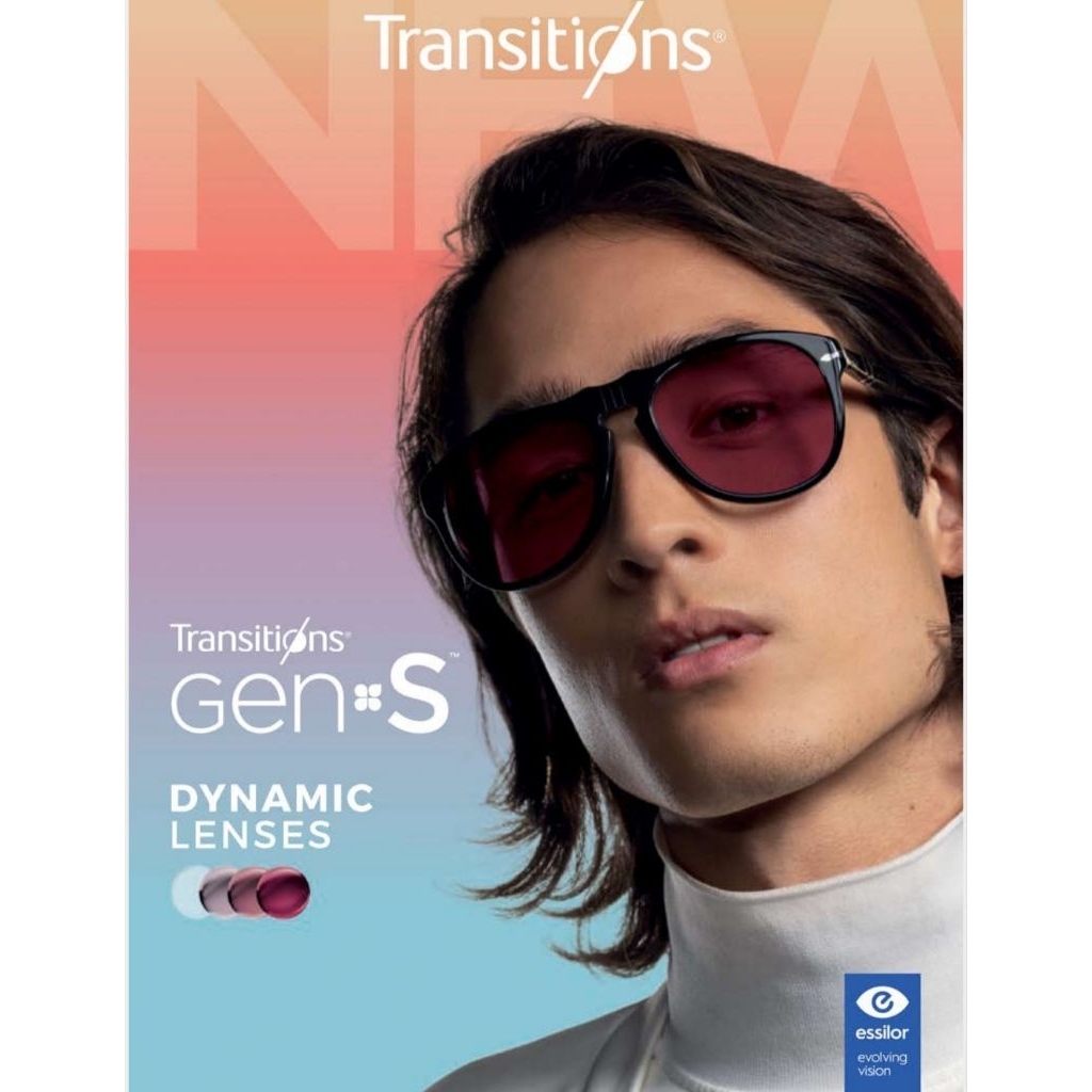 Lensa Kacamata Crizal Essilor Photochromic Orma 1.5 Crizal Rock Transition GEN S Grey Original