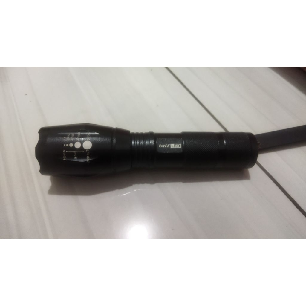 Senter Taff led bagus terang jauh preloved second bekas