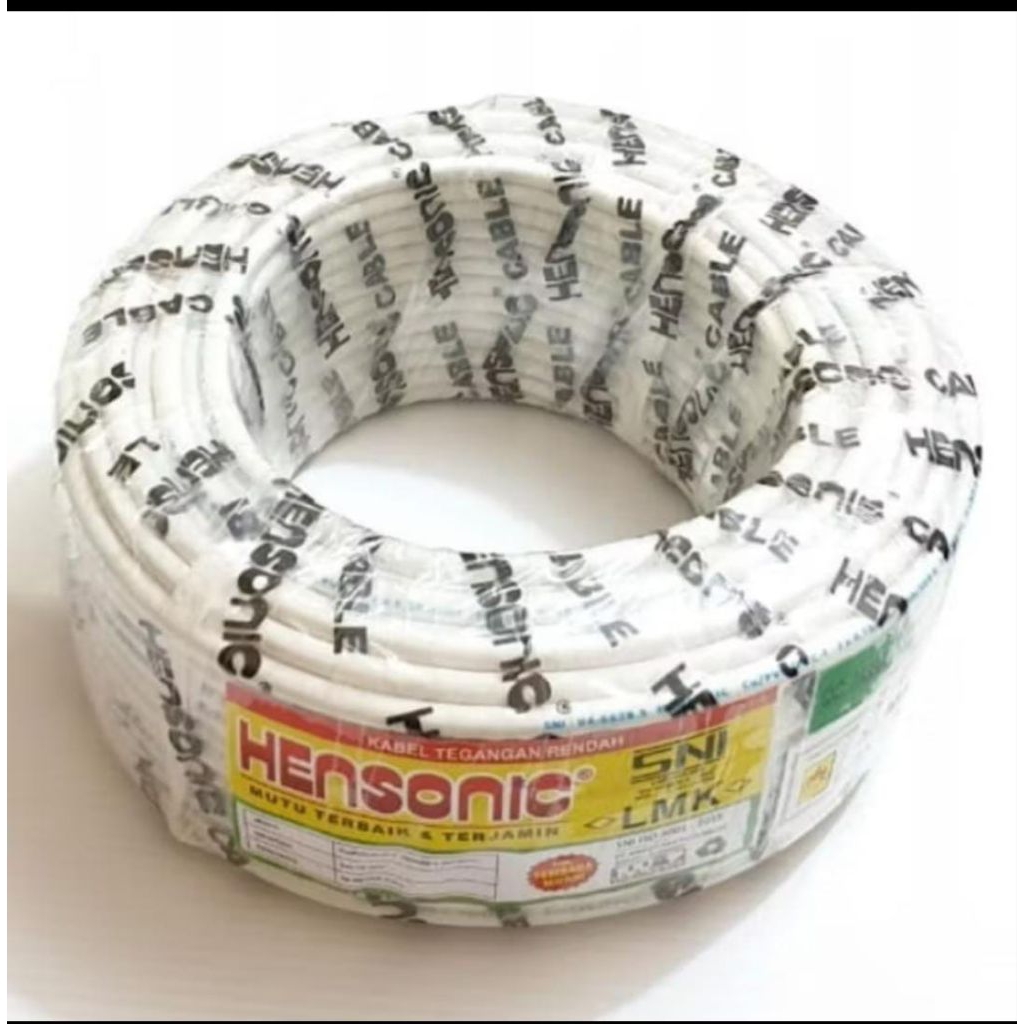 Kabel NYM HENSONIC // HSC kawat putih kabel listrik batangan 2x1,5 2x2,5 3x1,5 3x2,5 3x4 harga per m