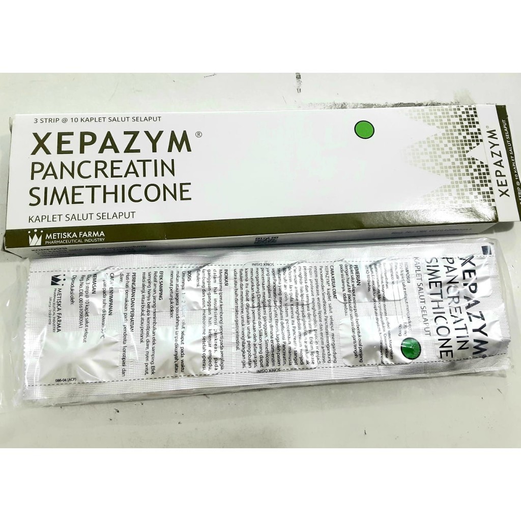 Xepazym Pancreatin Simethicone Mengatasi Perut Kembung Dewasa