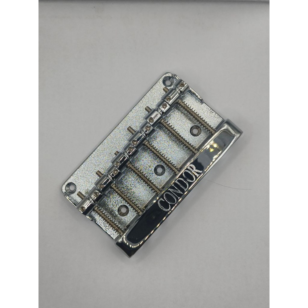 Bridge Jazz Bass Condor Elektrik Electric 6 String Chrome