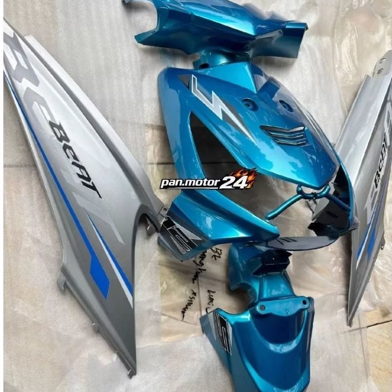 FULL BODY HALUS BEAT KARBU WARNA BLUE RELAXA MIX SILVER PLUS STRIPING