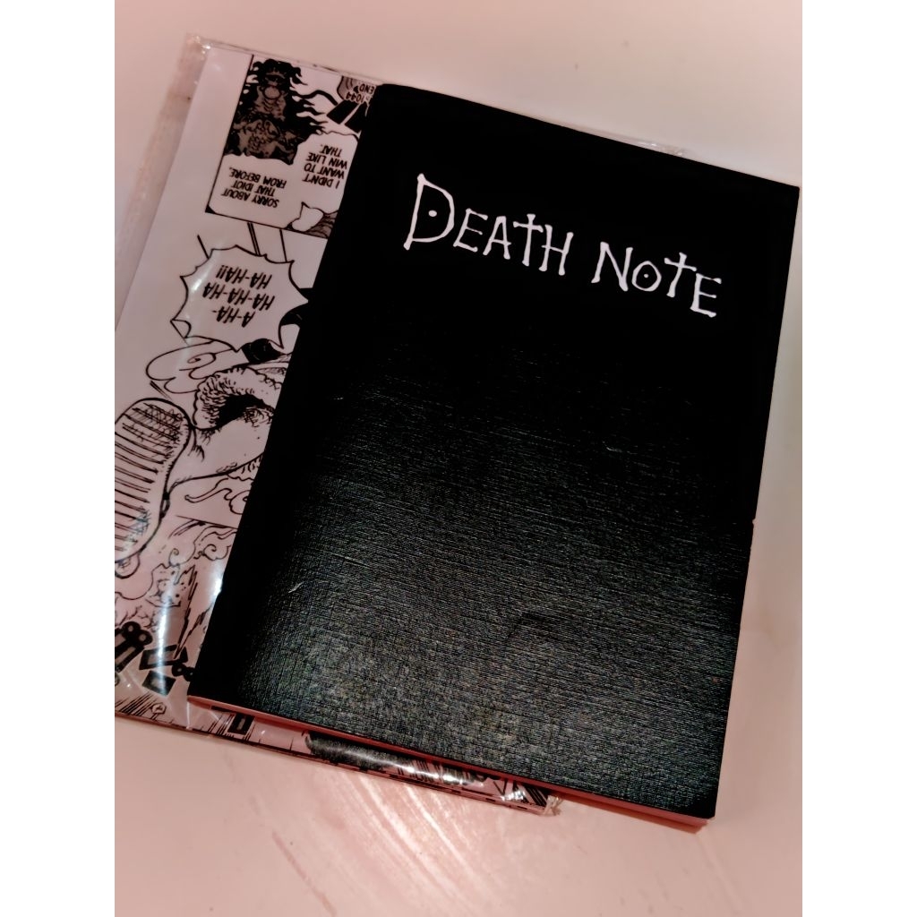 Buku Catatan Death Note A6 - Softcover, Kertas Putih Polos, Isi 100 Lembar
