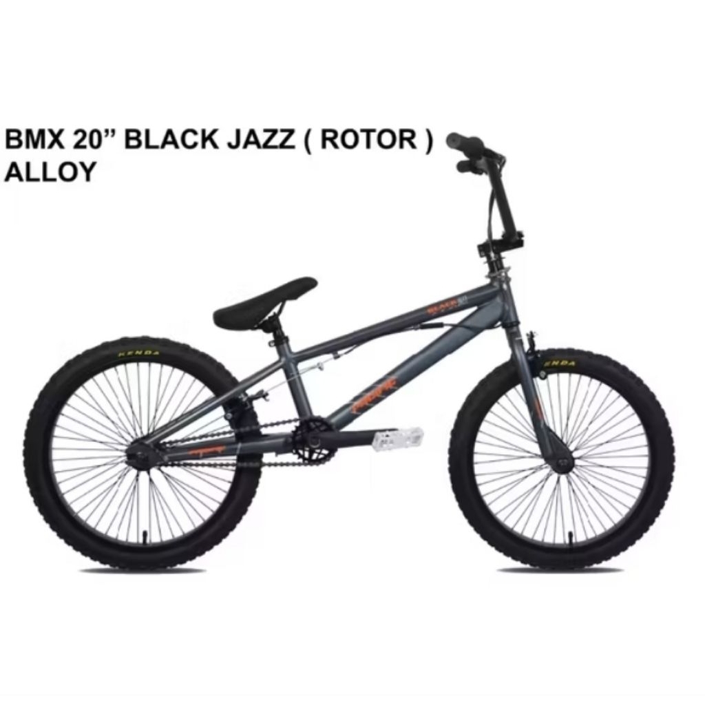 Sepeda BMX 20 inc Pacific Black Jazz Alloy Stang Rotor