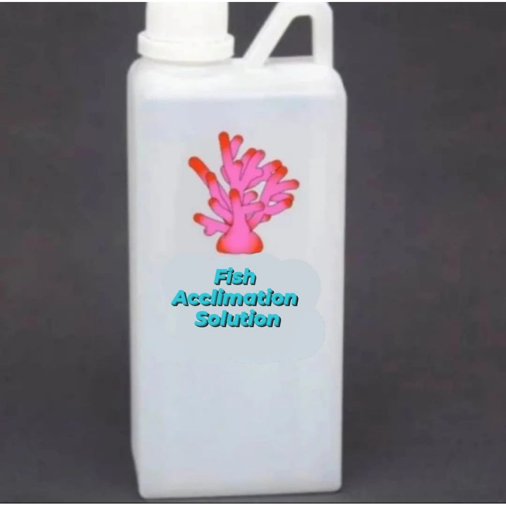 Dosing Fish Acclimation Solution untuk Aklimasi ikan air laut Perawatan Hewan Ikan