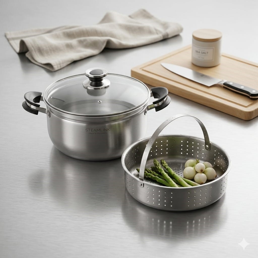1set Supra Dutch Oven T-Rex Alumunium GL+ Basket / Steamer 28cm 32cm