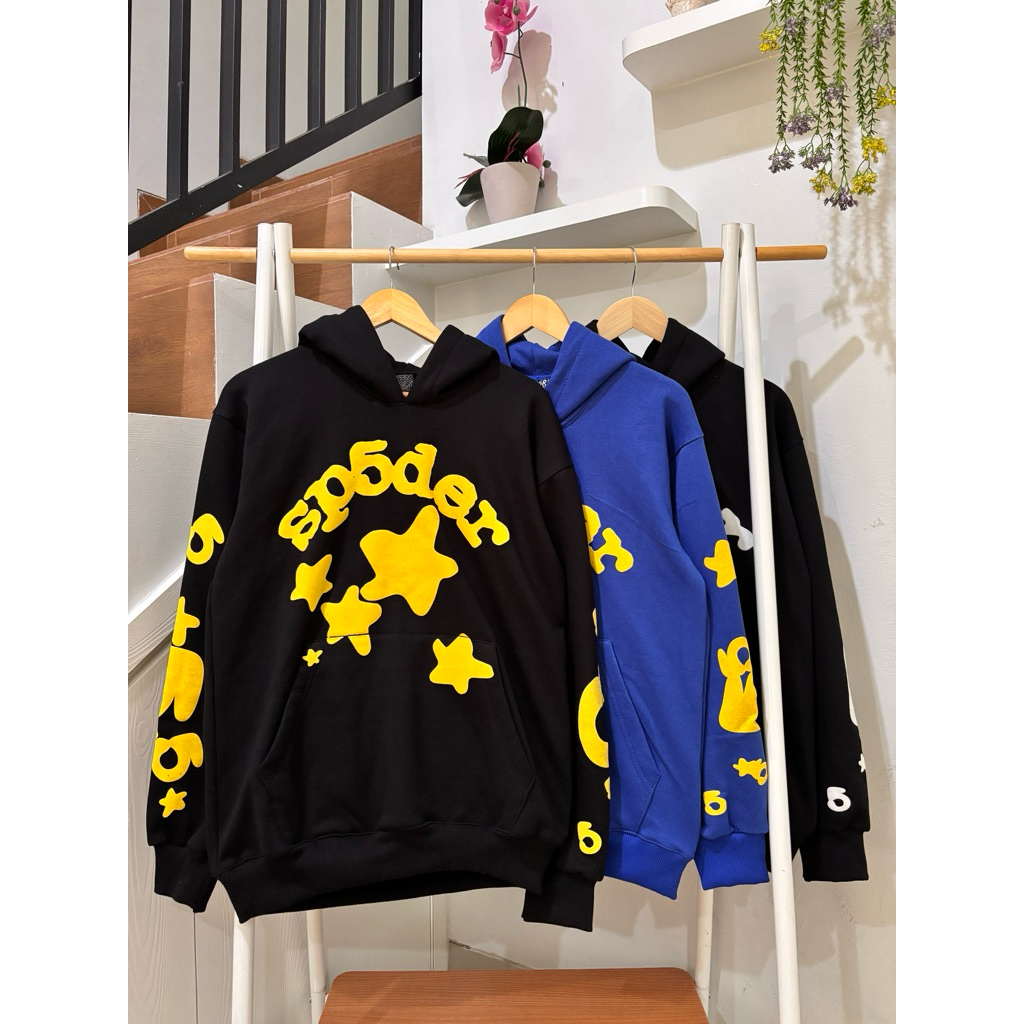 HOODIE SP5DER STAR FULLTAG