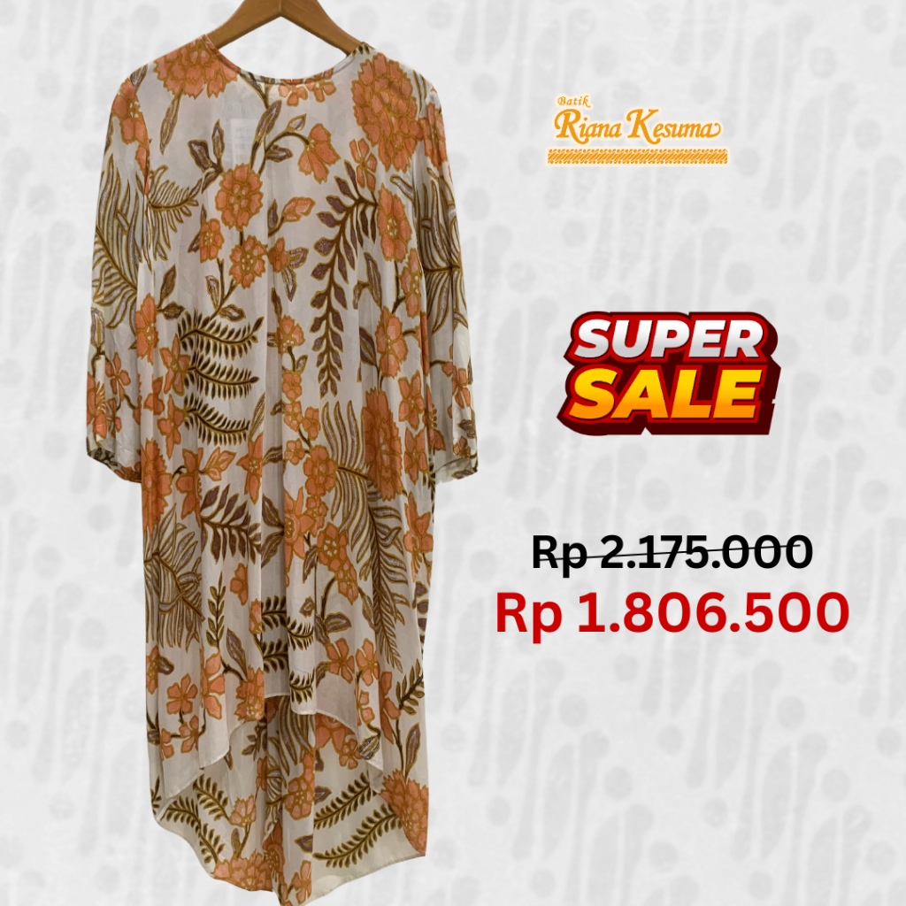 Batik Riana Kesuma - Dress Wanita Batik Katun