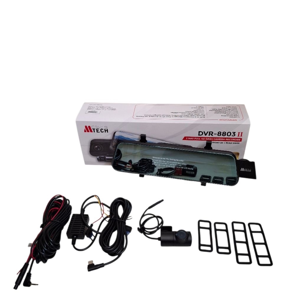 Dvr spion mtech dvr-8803 II dashcam spion mtech/mobiletech 9.66 inch 2K+support WIFI free memory