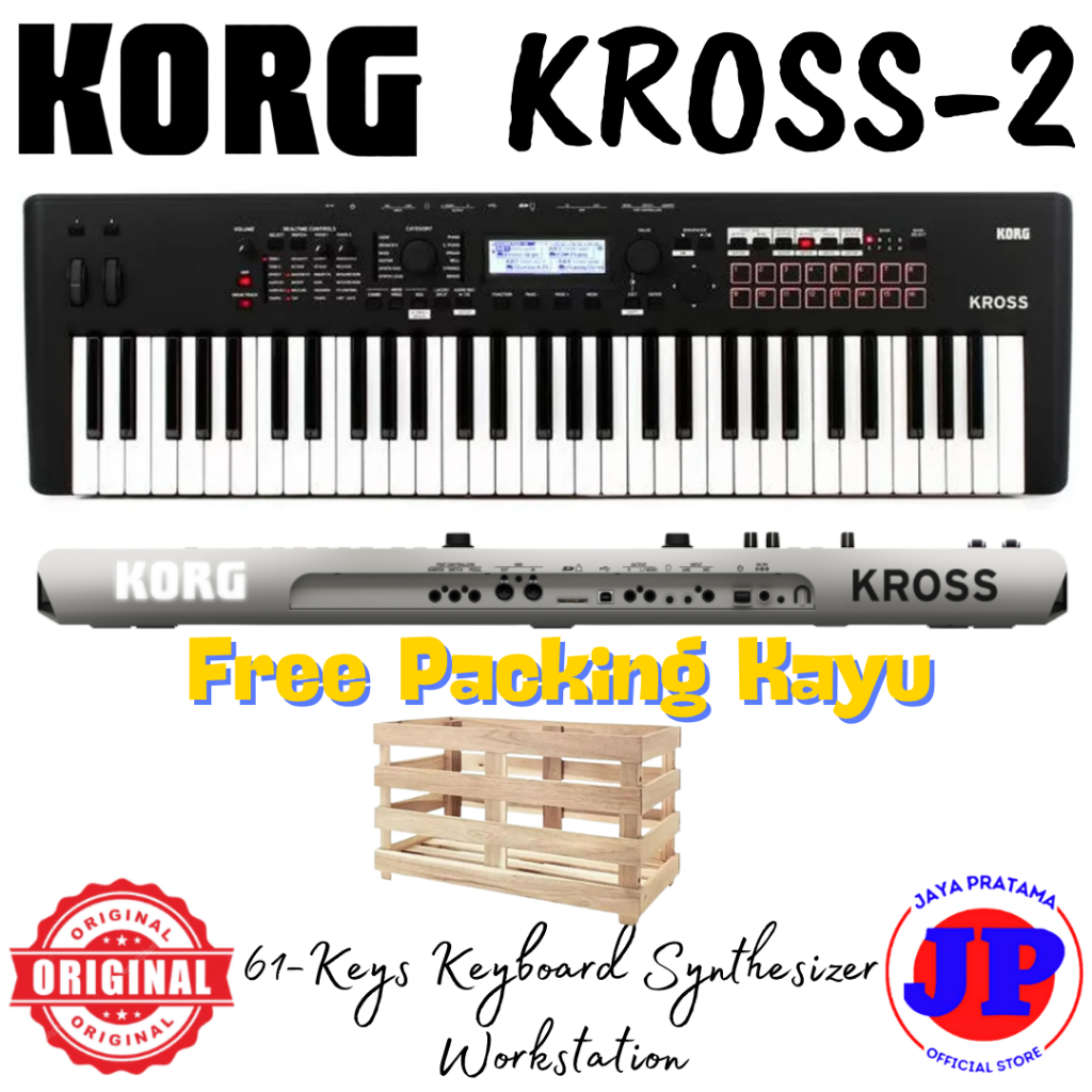 Korg Kross 2 61 Key Synthesizer Keyboard Original Kross2