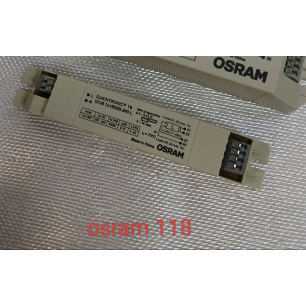osram ballast elec 118Minbeli10