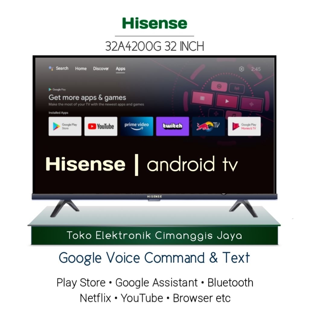 android smart tv led digital Hisense 32 inch
