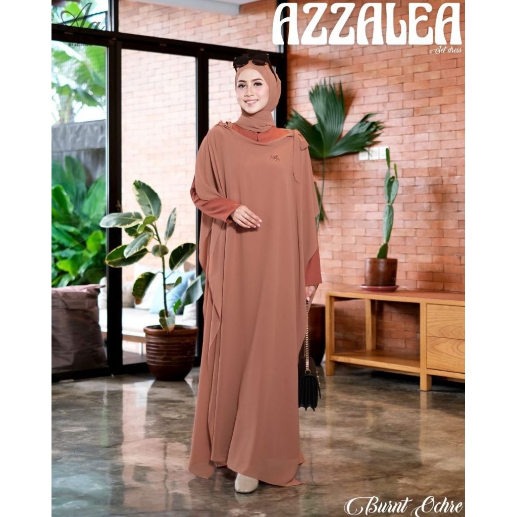 azzalea series | Abaya outer lepas pasang | abaya simpel | gamis simpel by aden hijab