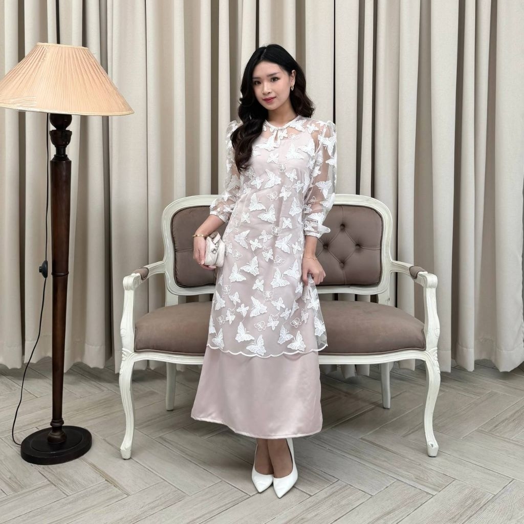 Yelena Dress / Kebaya Modern / Kebaya Pesta / Kebaya Wisuda / Dress Pesta Premium / Gaun Wanita / Dr