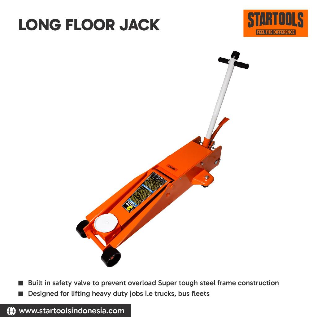 STARTOOLS Long Floor Jack 10 Ton / Dongkrak Buaya 10 Ton