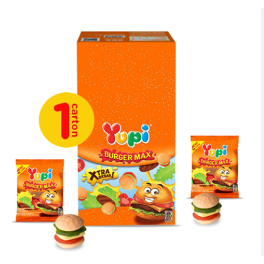 YUPI BURGER JUMBO 1 BOX 12 PCS