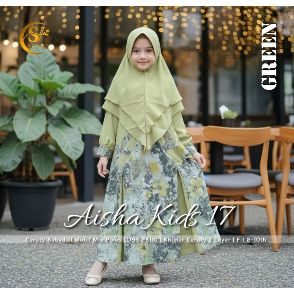 set gamis syair anak