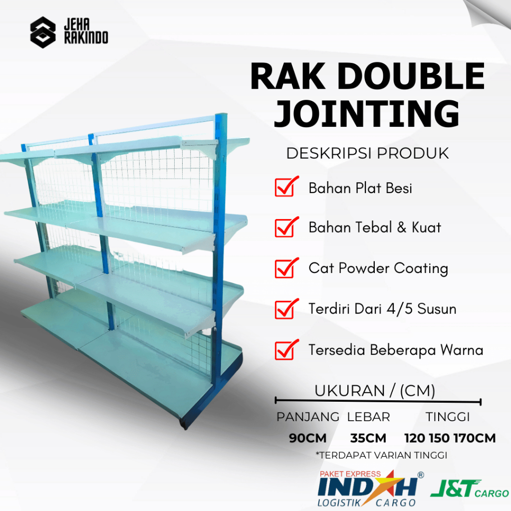 Rak Gondola Double Joining Rak Gondola Minimarket Joining