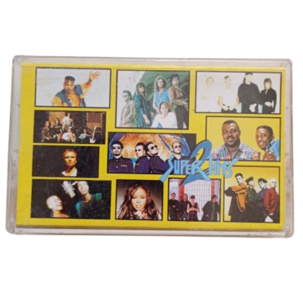 kaset pita - compilation - SUPER HITS 2 - BJORK, U2, THE CRANBERRIES, STING, ETC