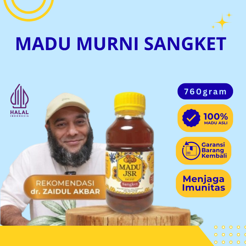 MADU SANGKET JSR dr Zaidul Akbar 100% Asli & Murni - Madu Sehat JSR