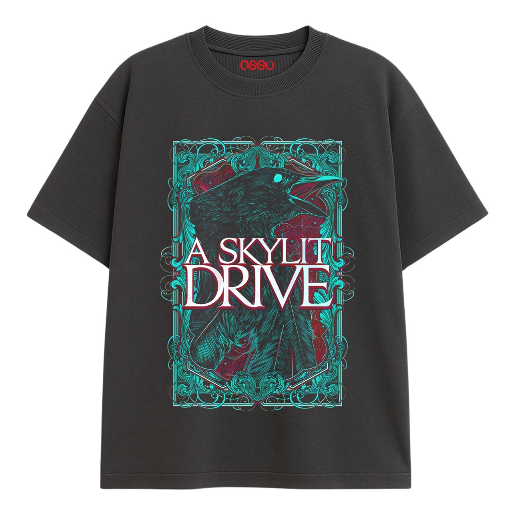 OSSU TSHIRT BAND A SKYLIT DRIVE - THE CROW