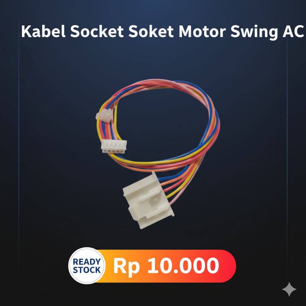 Kabel Socket Soket Motor Swing Ac