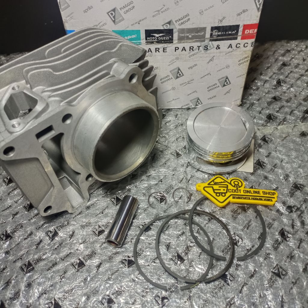 Blok Piston Vespa Matic LX S 2V / Blok Seher Vespa LX S 2V 150cc Original Piaggio