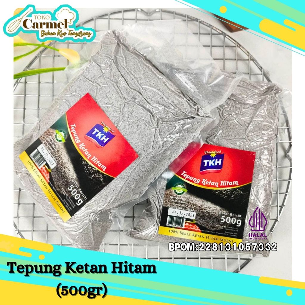 TKH 500gr - Tepung Ketan Hitam ASLI Tepung untuk Bolu