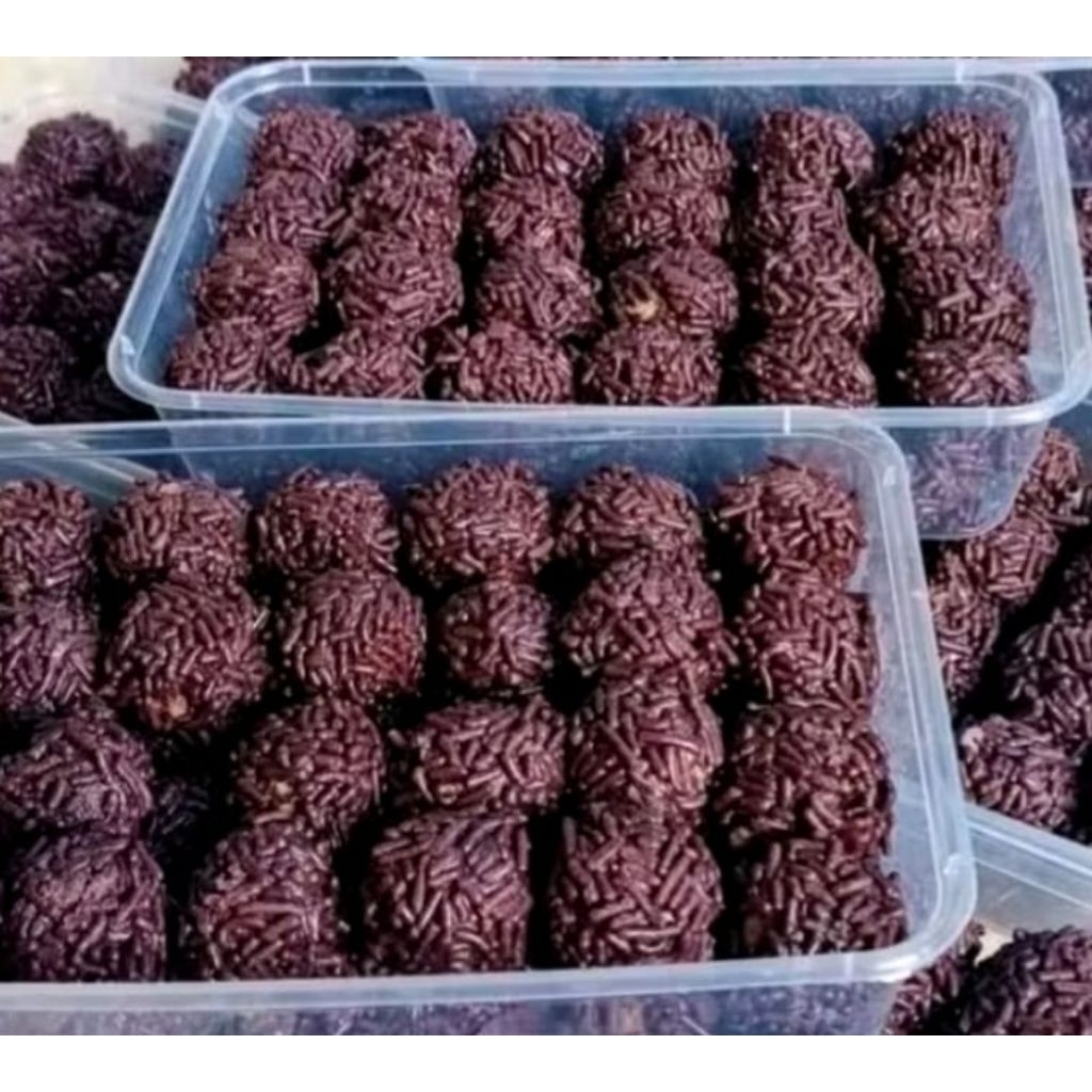 Bola-bola coklat/Rhum Balls asli Regal Isi 24pcs (bisa pakai rhum essens/tanpa rhum essens)