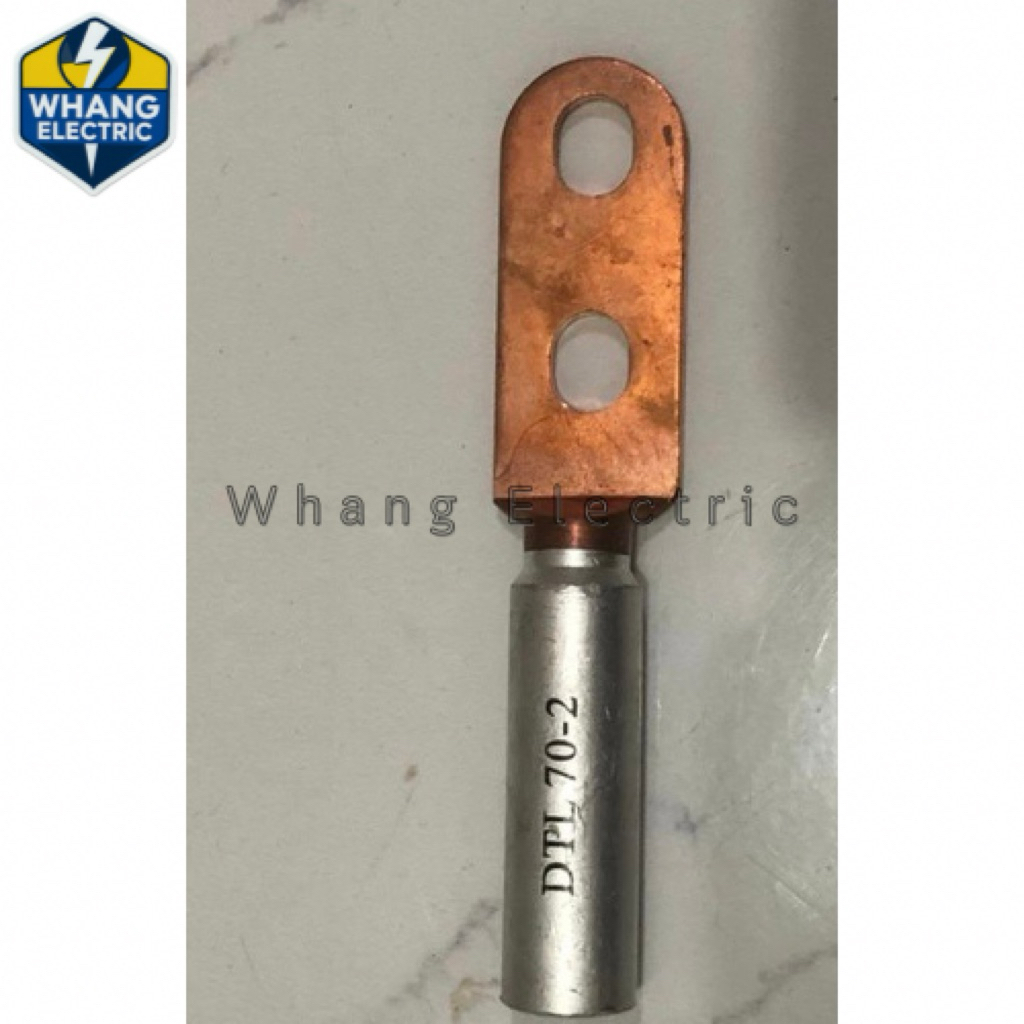 Skun Bimetal AL CU DTL-2-70mm 2 Hole/DTL-2-70mm 2 Lubang