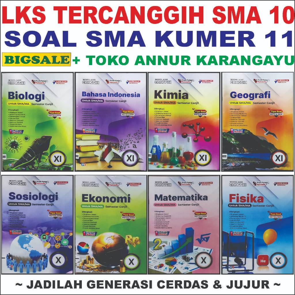 Bidac Lks SMA Viva Canggih 10 11 Pakarindo Bigsale Soal Kelas 10 A B 11 A B 80 Halaman Kurikulum Mer