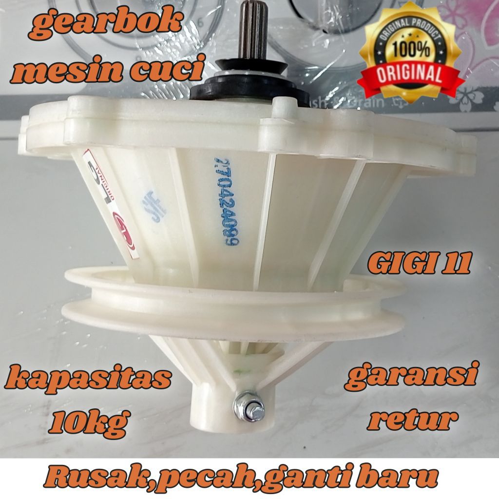 gearbox mesin cuci/girbox mesin cuci LG kapasitas 10kg/10 kg