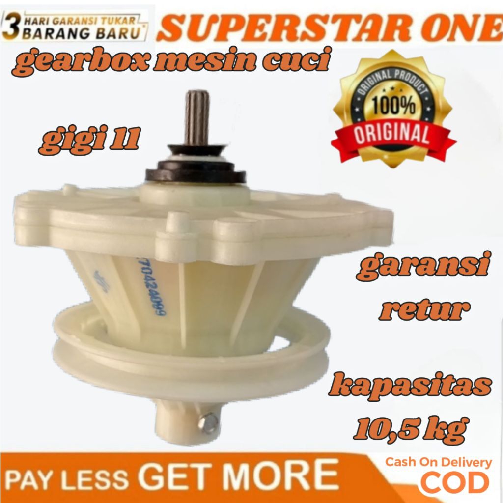 gearbok/gearbox/girbox/girbok kapasitas 10.5kg/10,5kg mesin cuci LG