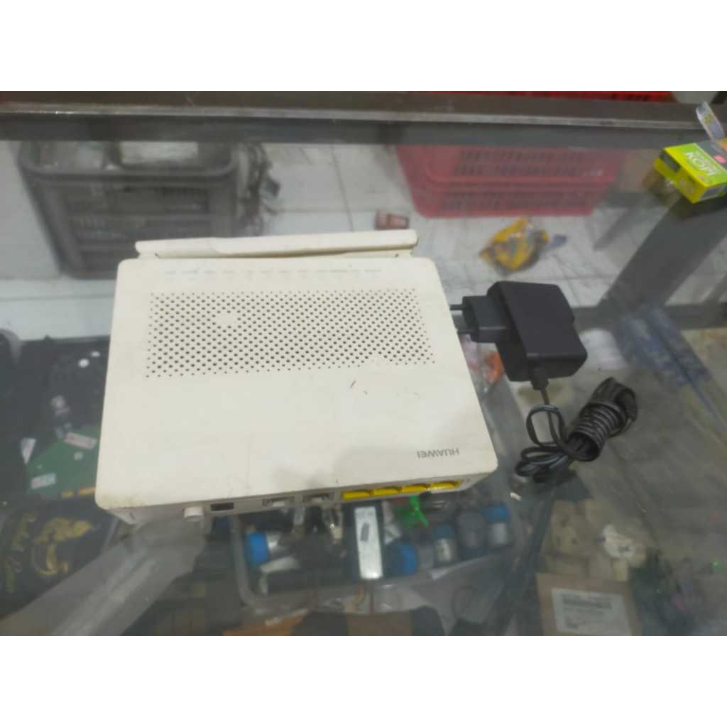 Router Wifi HUAWEI 5H  ( HG8245H ) Port Biru + Adaptor Normal